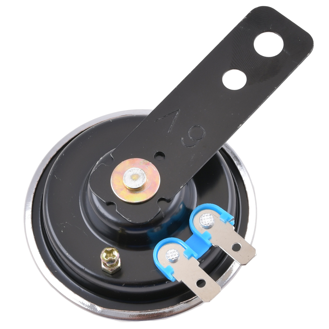 Sygnał dźwiękowy klakson srebrny 6V 65mm Simson DPR Classic