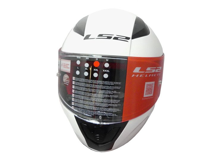 Kask integralny ls2 ff353 rapid solid white