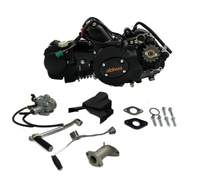 Silnik 4T 130cc 54mm 15KM 4 biegi powietrze aluminiowy cylinder cross