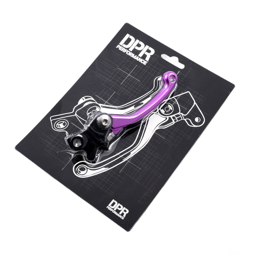 Dźwignia hamulca tarczowego fioletowa aluminiowa Simson DPR Performance