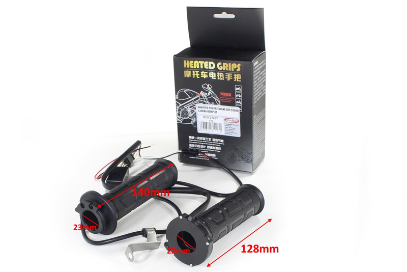 Manetki motocyklowe podgrzewane skuter motorower quad