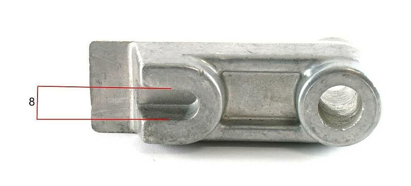 Mocowanie koła osi klocek reakcyjny Simson s51 sr5