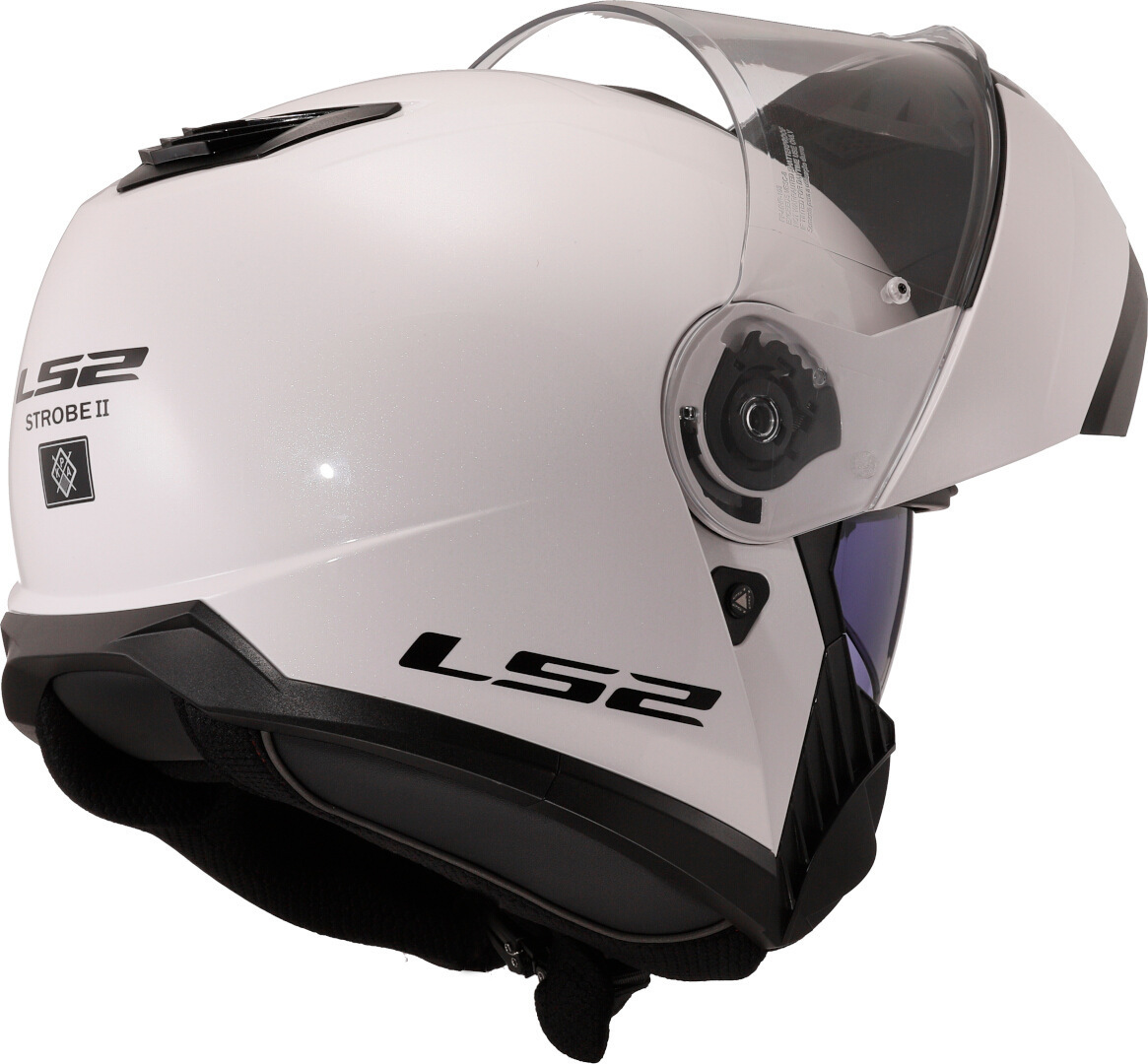 Kask szczękowy LS2 FF908 STROBE II SOLID WHITE homologacja ECE 22.06