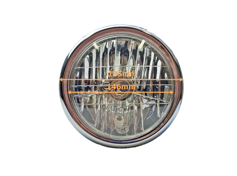 Reflektor lampa przód YM50-8B H4 Suzuki Bandit 650 Barton Keeway Zipp Junak