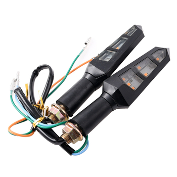 Kierunkowskazy mini strzałki Led czarne V30 homologacja E11