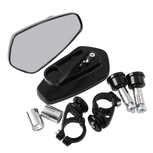 Lusterka dolne okrągłe czarne Cafe Racer Bobber Custom