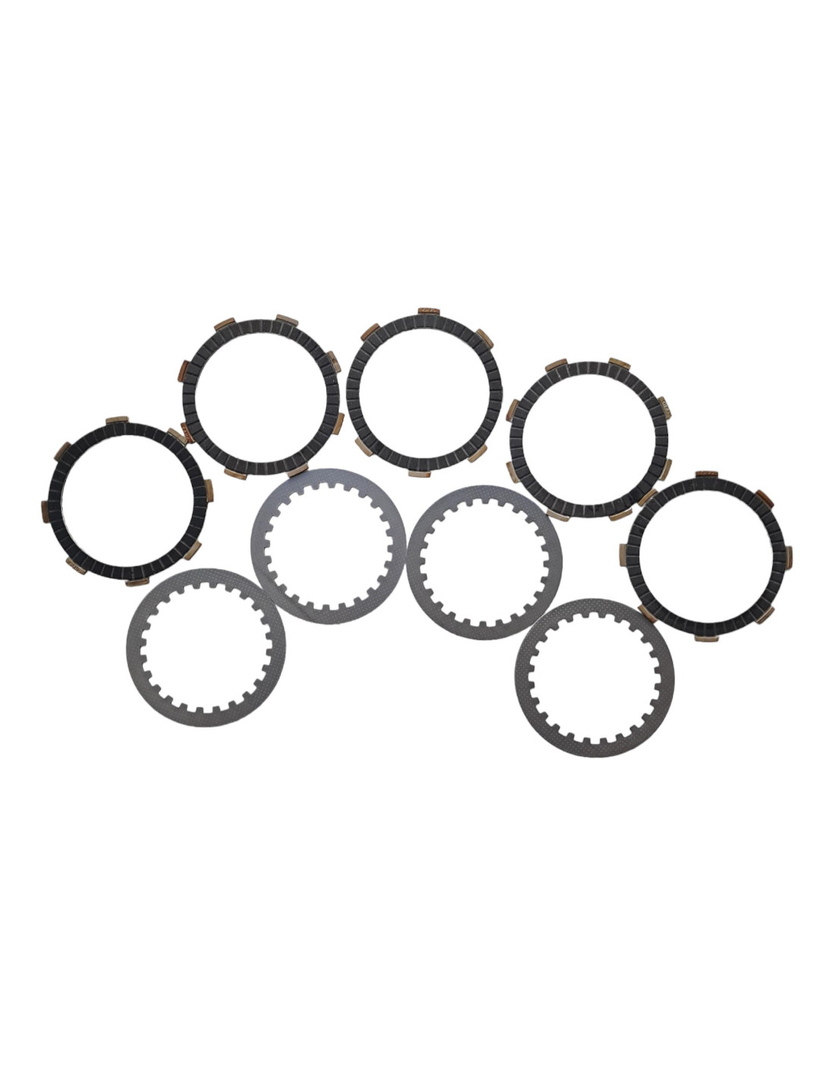 Tarcze sprzęgła z przekładkami komplet pitbike MRF 140 HC RC SM TTR Kayo TT