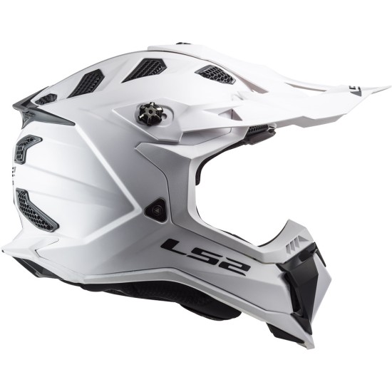 Kask crossowy LS2 MX700 Subverter Evo Solid White homologacja ECE 22.06