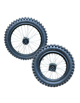 Koła 17/14 przód tył komplet pitbike MRF 120 140 RC Kayo TT140 160 Pitgang