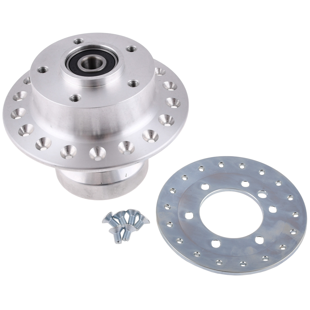 Piasta koła przód srebrna Simson DPR Performance