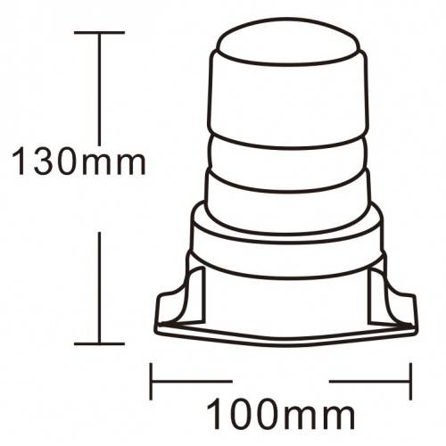 Lampa Błyskowa Kogut Wózki Widłowe 10-110V R10