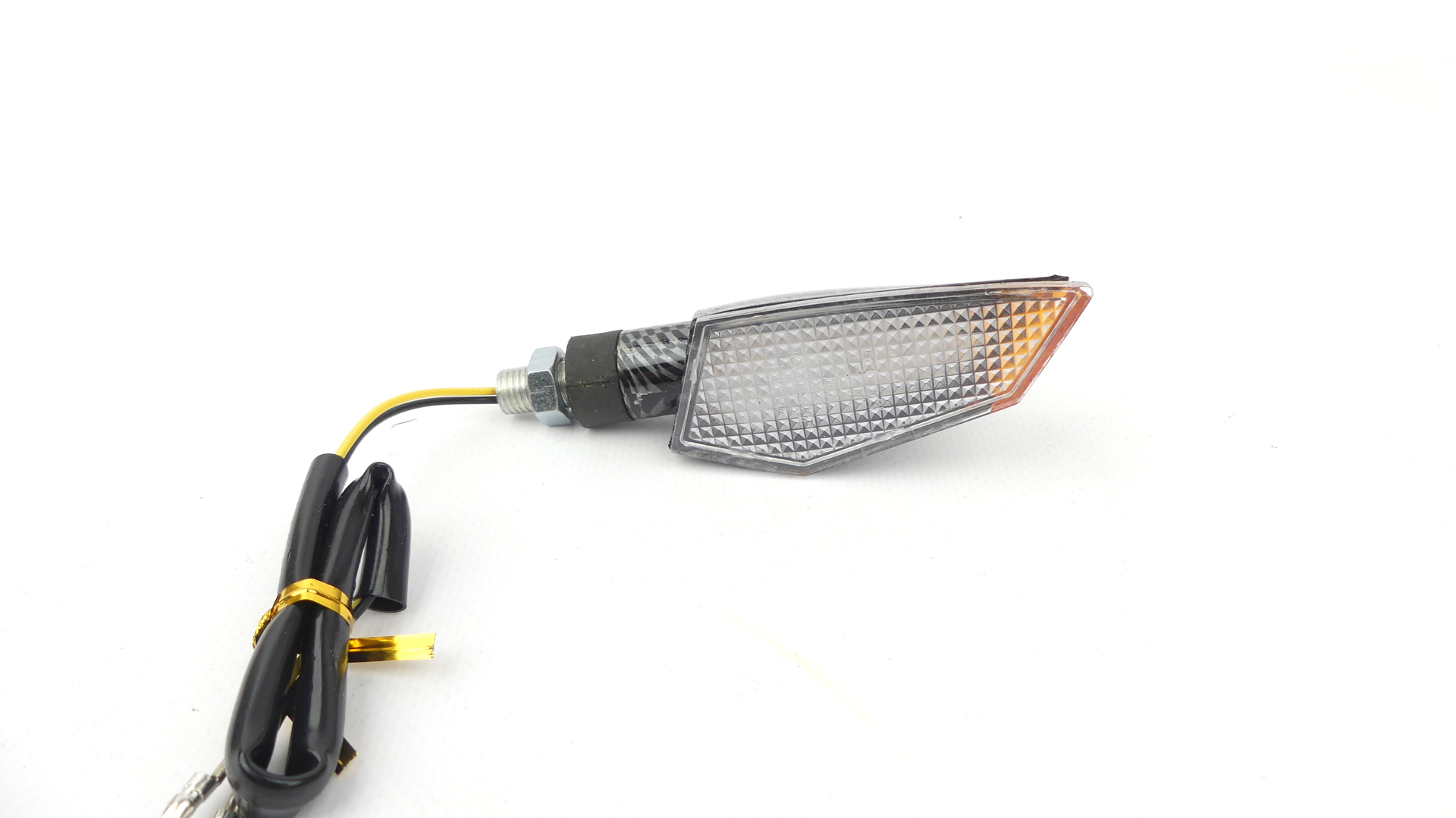 Kierunkowskaz 25 led trapez biały klosz carbon