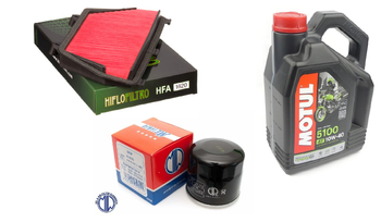 Filtr powietrza oleju HF204 Motul 5100 10w40 Honda CBR 600 07-25r PC40
