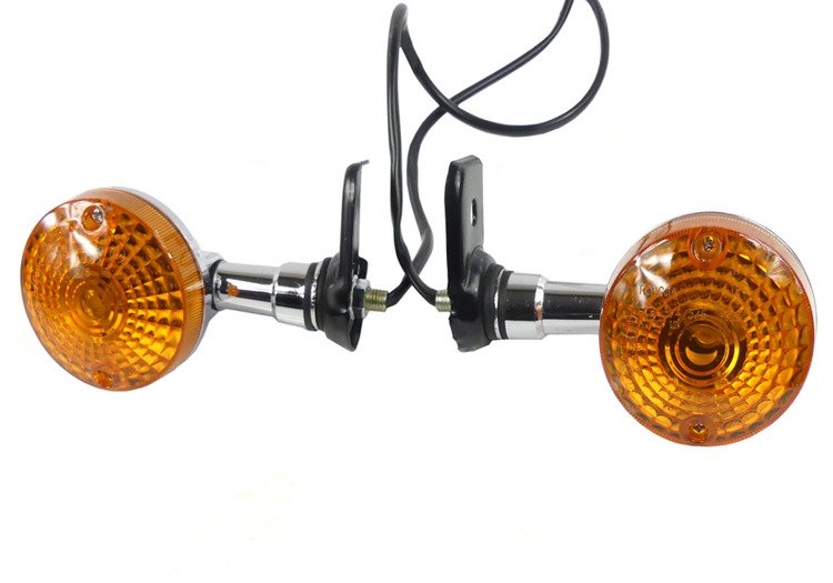 Kierunkowskaz chrom tył kpl suzuki gn 125 gn125 