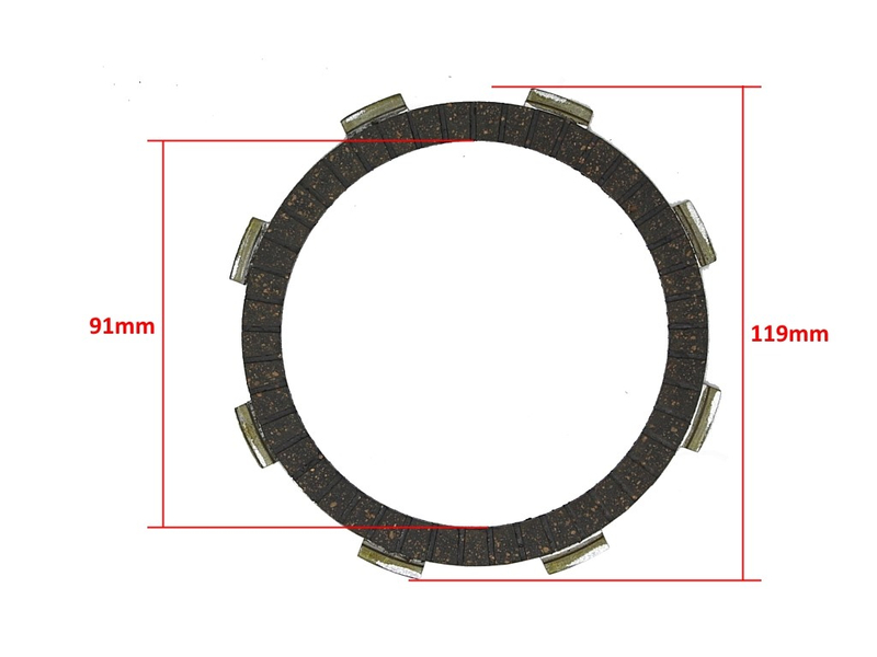 Tarcza tarcze sprzęgła quad atv 150 200 156FMI Romet Junak Ferro