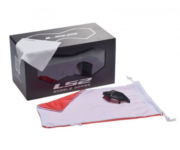 Gogle cross enduro LS2 Aura czarne szyba jasna