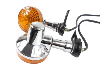 Kierunkowskaz chrom tył kpl suzuki gn 125 gn125