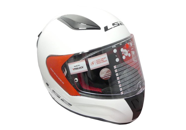 Kask integralny ls2 ff353 rapid solid white