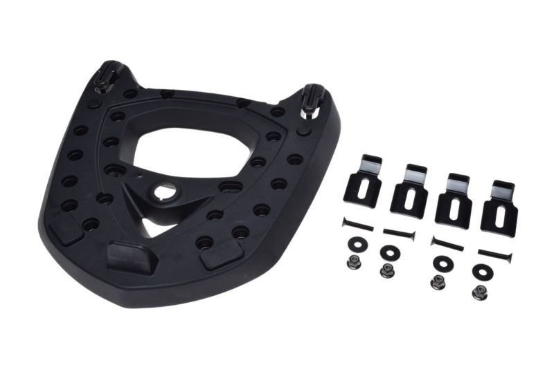 Kufer k-max z płytą montażową czarno biały 50l