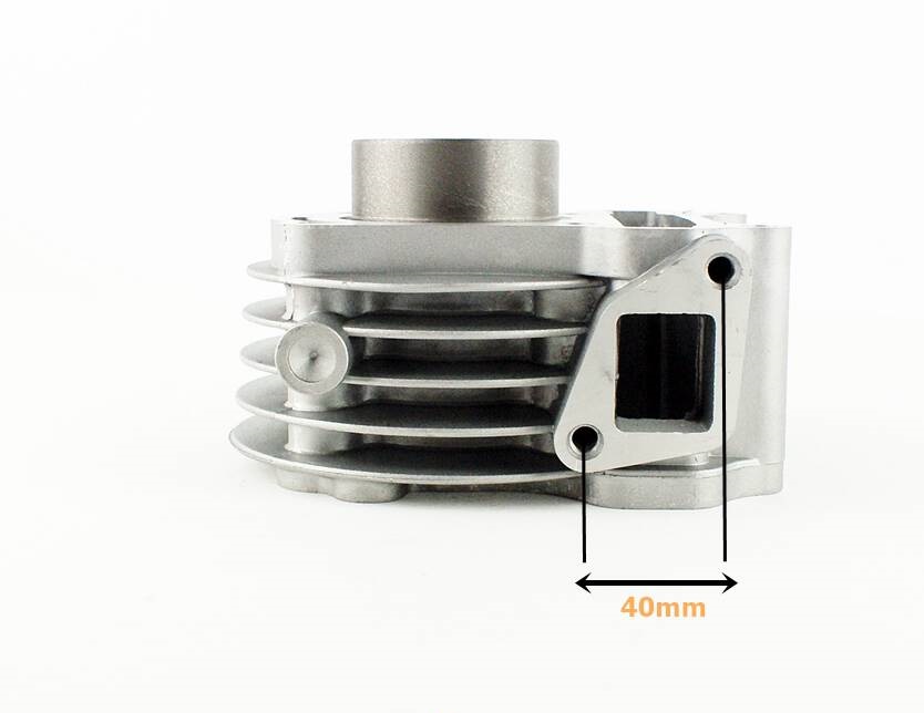 Cylinder głowica 4T GY6 skuter 50ccm 39mm bez odpowietrzania Romet Junak