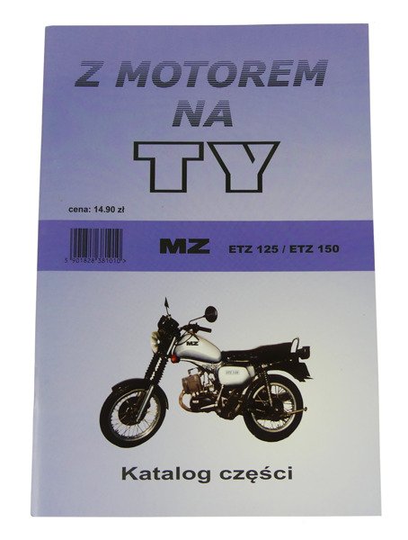 Motorem na ty katalog części schemat MZ ETZ 125 150