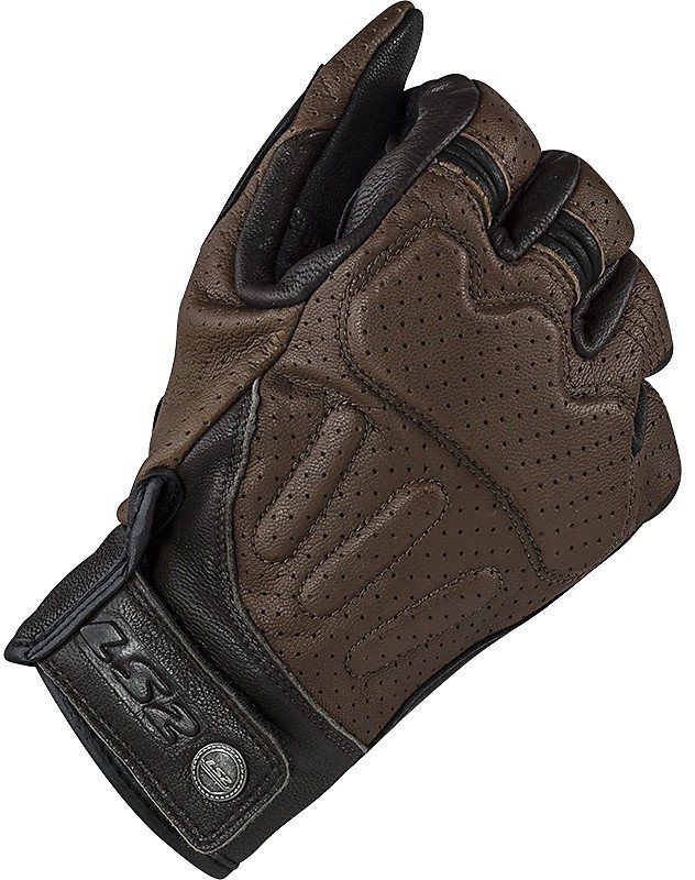 Rękawice LS2 Rust Leather Man Brown