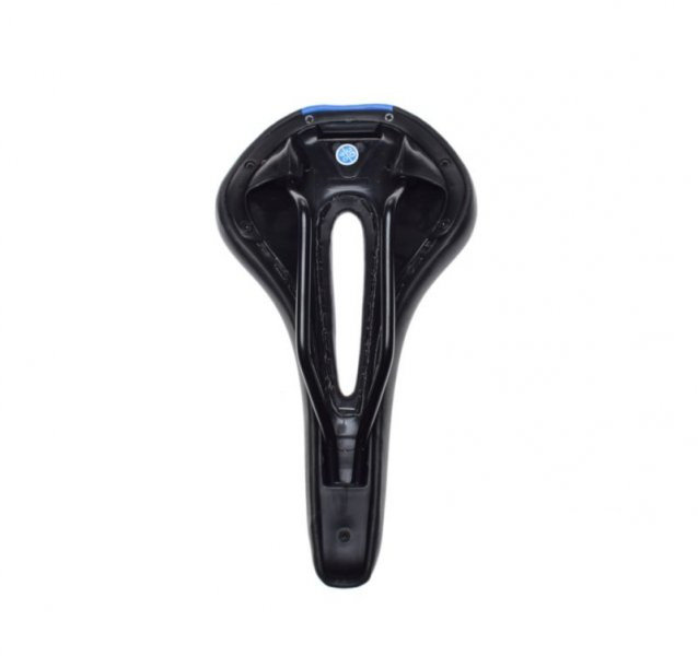 Siedzenie rowerowe mtb czarno niebieskie 275x150