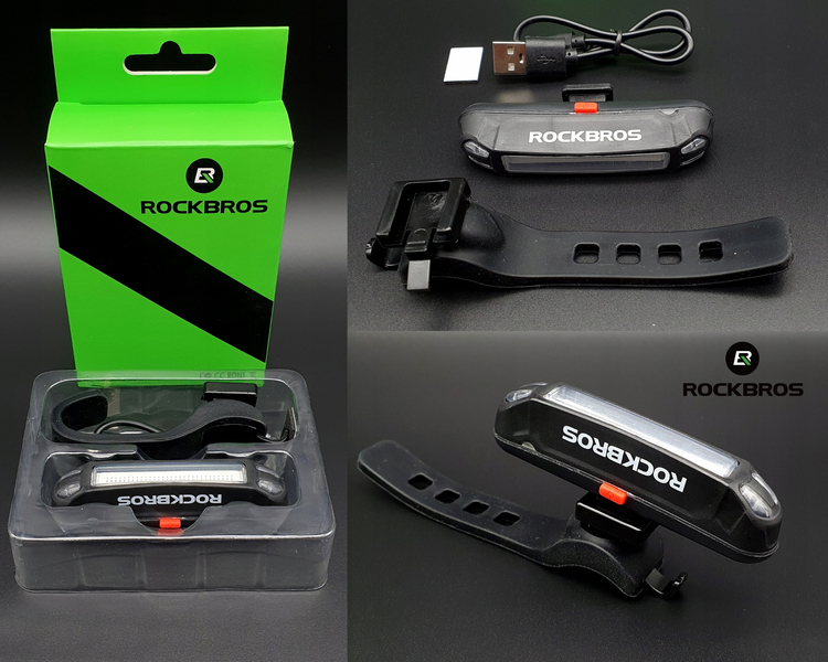 ROCKBROS Lampka rowerowa tylna Led 500mAh 6 trybów