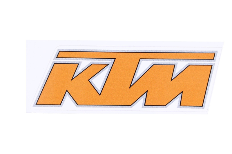 Naklejka nalepka ktm pomarańczowa 150x60mm