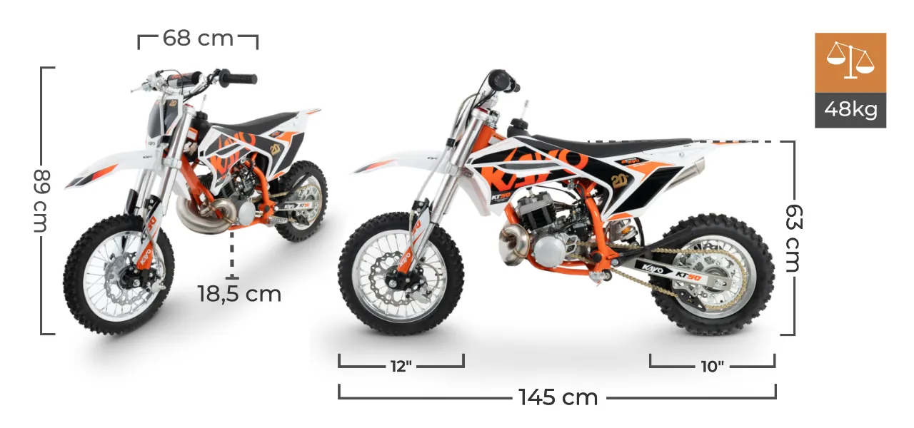 Dirt Bike Kayo KT50 Mini