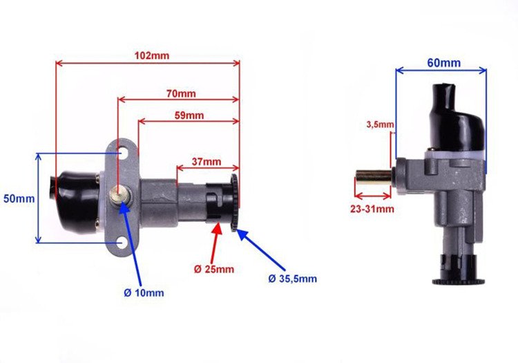 Stacyjka korek zamek skuter via50 zipp suzuki tgb