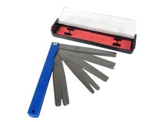 Szczelinomierz 17 części 0,02-1,00mm skuter 4T GY6