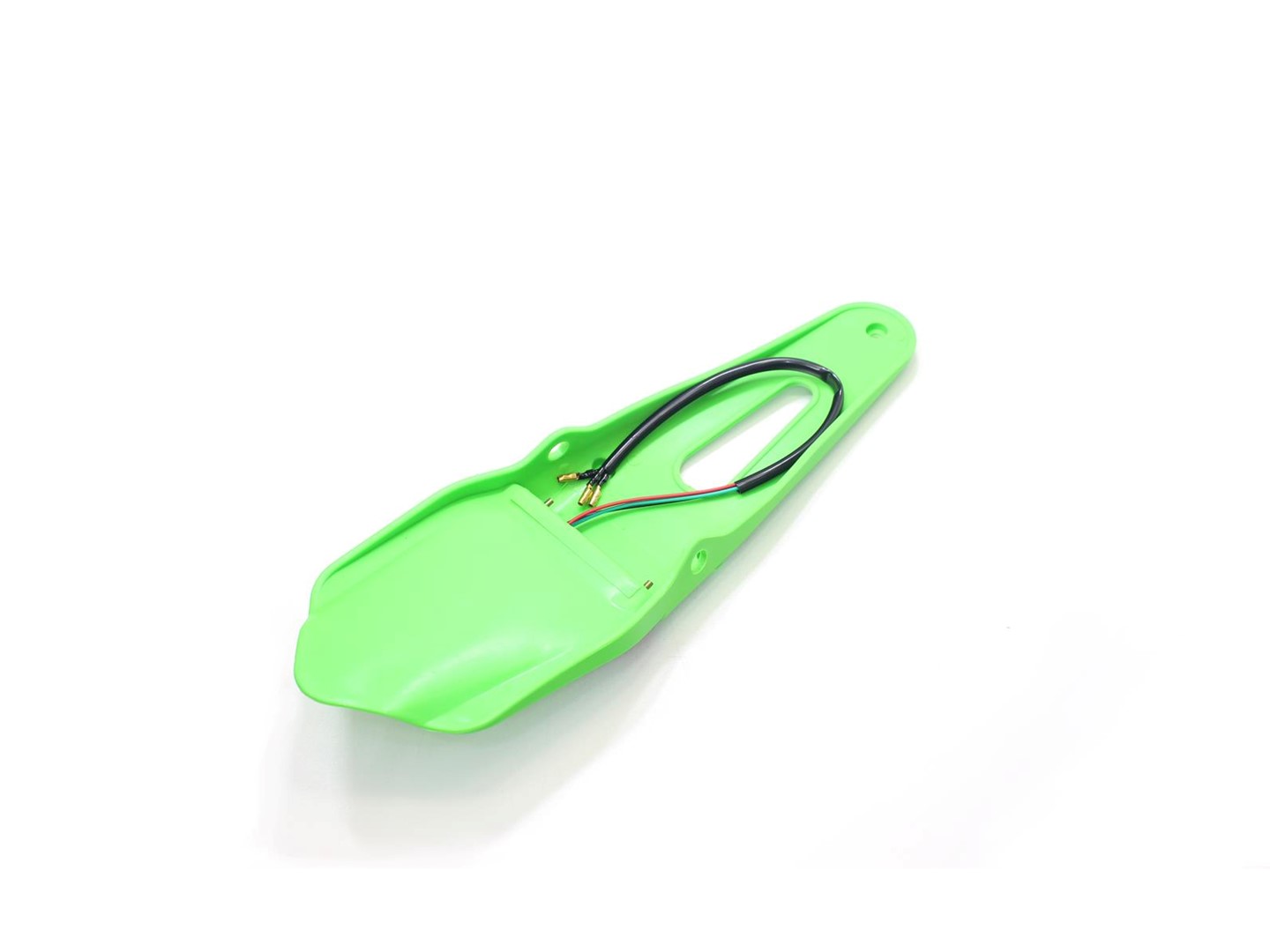 Błotnik tył zielony z lampą cross 125