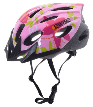 Kask rowerowy awina by moon dziecięcy m różowy mb1