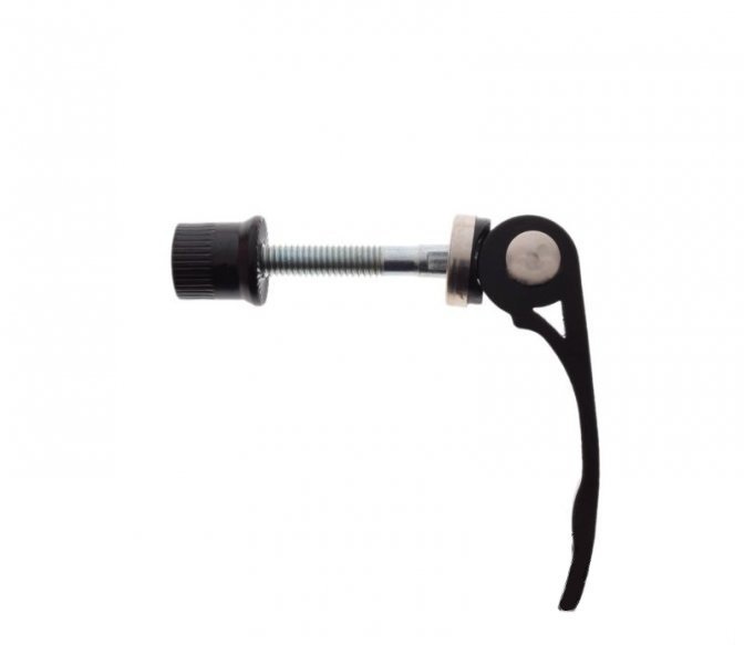 Szybkozamykacz rowerowy sztycy siedzenia czarny