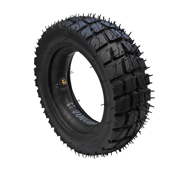 Opona z dętką 255x80 10x2/2,125 hulajnoga elektryczna Kugoo M4 wentyl kątowy