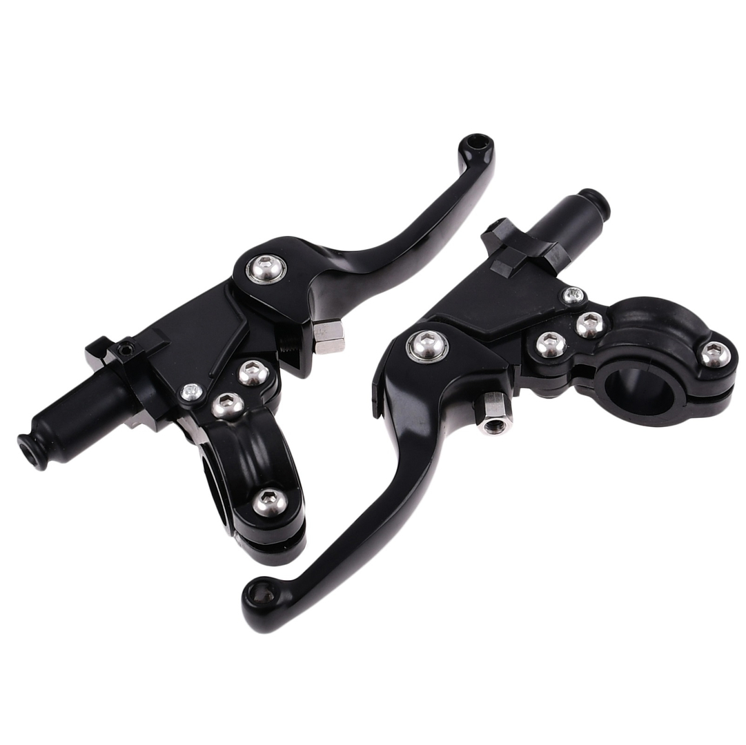 Dźwignia hamulca sprzęgła + obejmy czarne Simson DPR