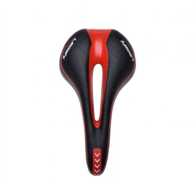 Siedzenie Rowerowe Siodełko MTB Czarno Czerwone