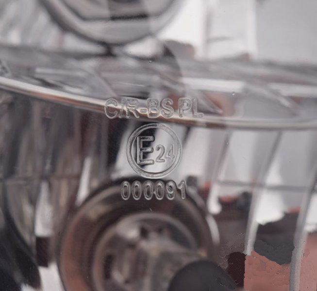 Lampa reflektor przód do junak 126 homologacja e24