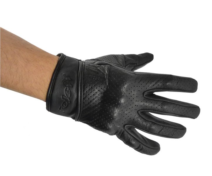 Roleff rękawice skórzane letnie z ochraniaczami