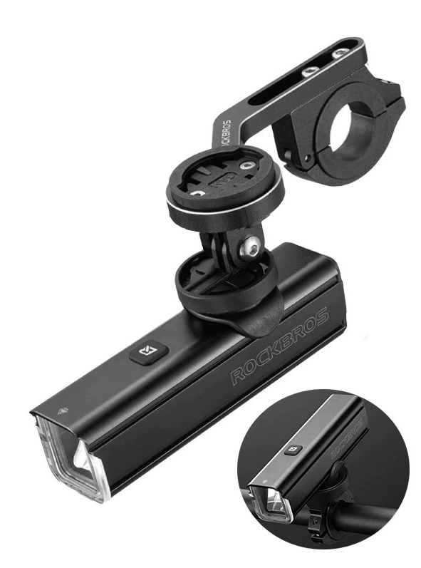 ROCKBROS Lampka rowerowa 5 trybów wodoodporna