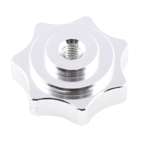 Nakrętka pokrywy bocznej / silnika aluminiowa M6 + oring srebrna Simson DPR