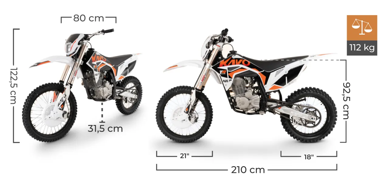 Dirt Bike Kayo T4 250 Enduro