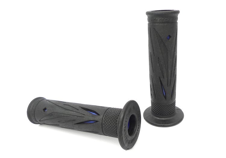 Manetki kierownicy progrip gripy czarno niebieskie