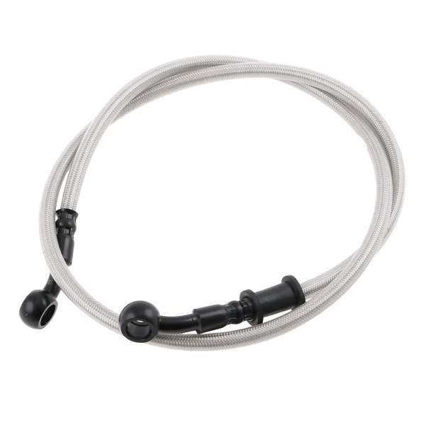 Przewód hamulcowy w oplocie srebrny 90cm Simson DPR Classic