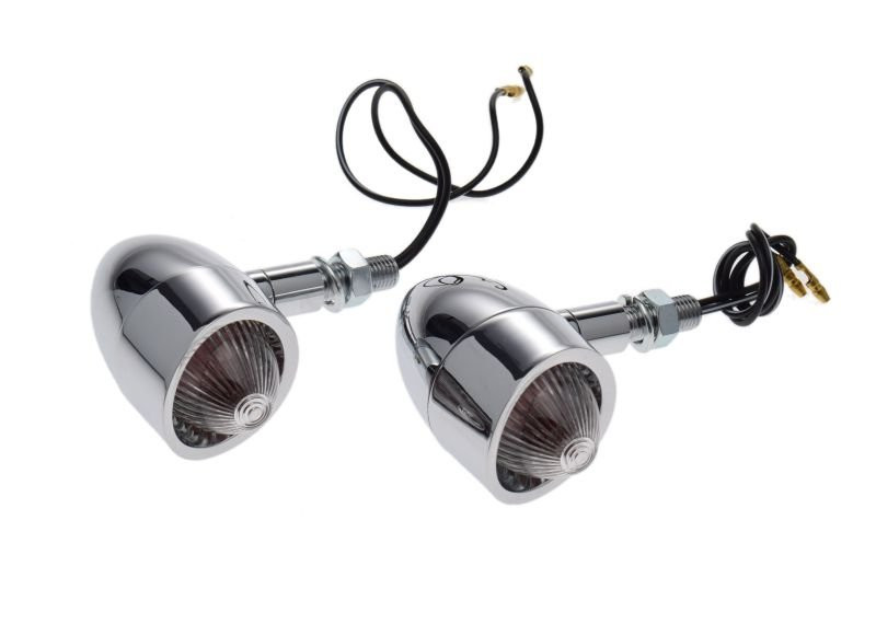 Kierunkowskazy kierunek harley metalowe chrom para