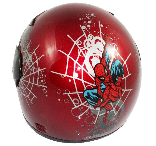 Kaski mini rozmiar głowy 47-48 cm czerw. Spiderman