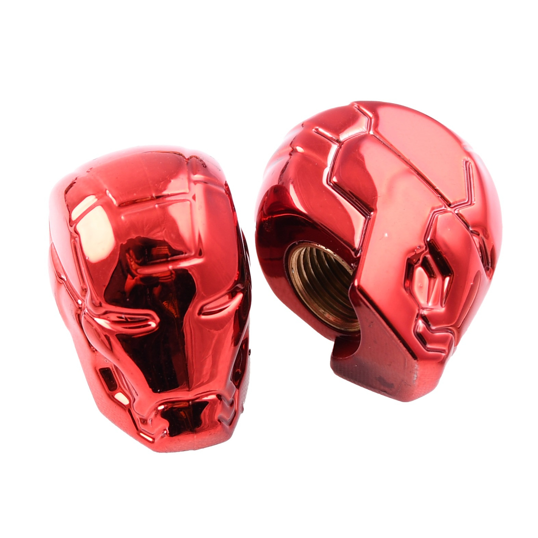 Nakrętka wentyla czerwona maska 2 sztuki Racing Force