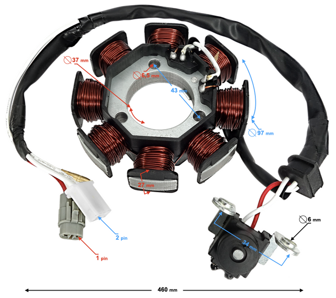 Iskrownik do motocykla Barton Travel 125