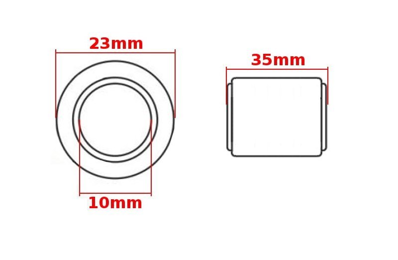 Tulejka Wahacza Atv Skuter Motorower 10X23/35